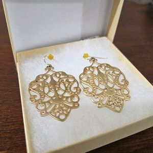 Matte Gold Earrings